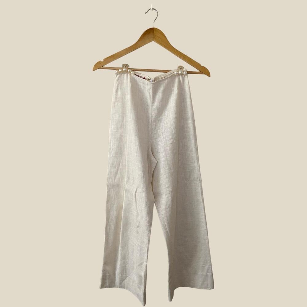 Staud wide leg linen pants